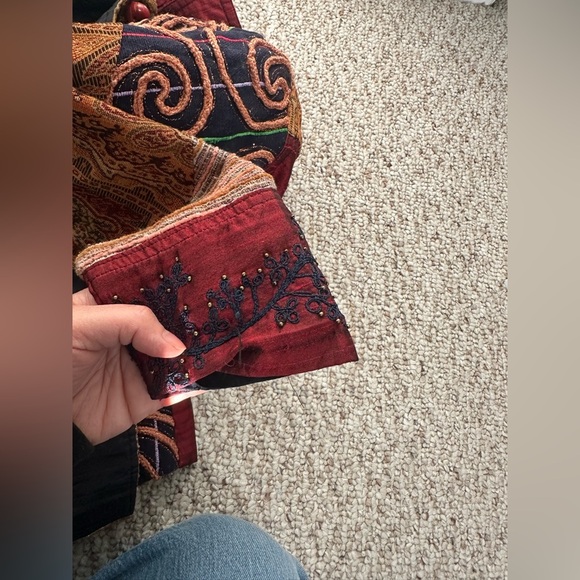 Coldwater Creek Blazer with Patchwork Design size PSM - Picture 8 of 10